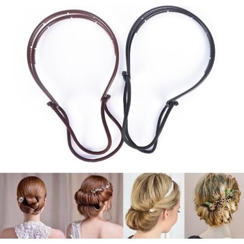 1Pc Plastic Loop Styling Tools Black Topsy Pony topsy Tail Clip Hair Braid Maker Styling Tool