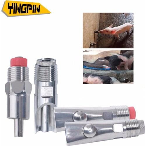 10pcs/lot New Fountains Drinker Duck Billed Pig Automatic Water Nipple Drinker Plastic Cap Mouth Water Drinker Rodent Water