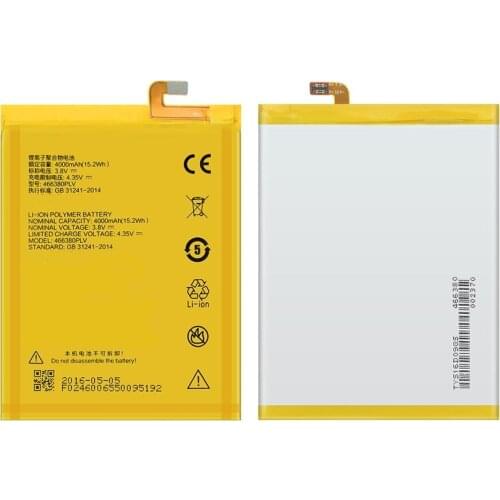 3.8V 4000mAh 466380PLV For ZTE Blade A610 A610C A610T BA610C BA610T Battery