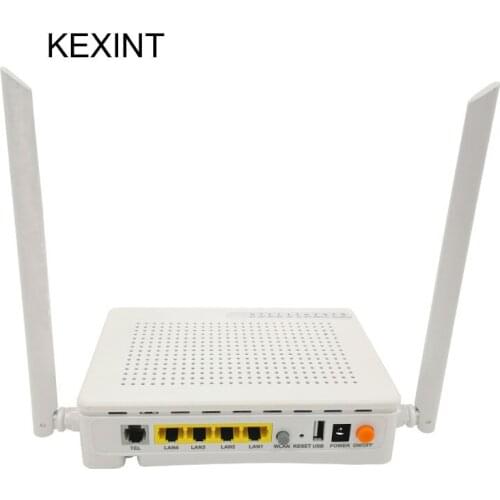 KEXINT GPON ONU FTTH 4Port OLT 1GE+3FE+1POTS+WIFI GPON ONU Transceiver Equipment