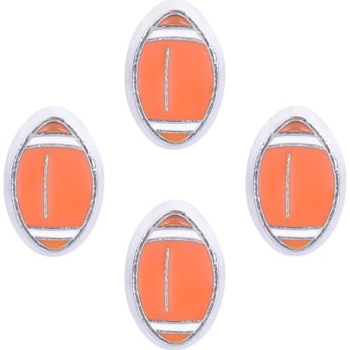 F319 American Football Charms For Glass Living Memory Locket Charms 6*10mm