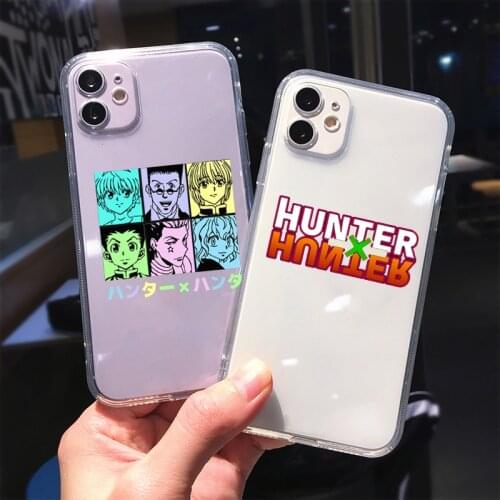 Cute HXH Anime Hunter X Hunter 3 Phone Case For iPhone 11 12 Pro XS MAX XR SE 2020 7 6s 8 Plus Transparent Soft TPU Cover Fundas