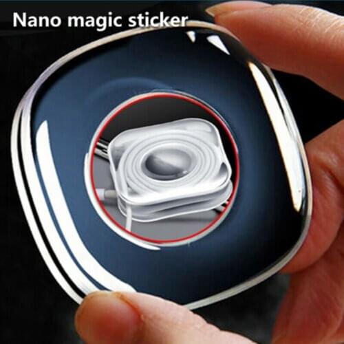 No Trace Nano Stickers Magic Nano Casual Paste Rubber Pad for Kitchen Car Phone Holder Universal Wall Stickers Home Supplies
