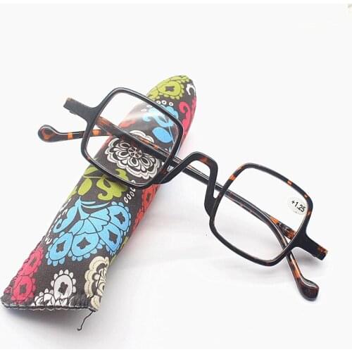 Retro Square Reading Glasses Women Men Resin Presbyopia Glasses Hyperopia Eyeglasses+1.0to+4.0 Unisex Comfortable Anti-fatigue