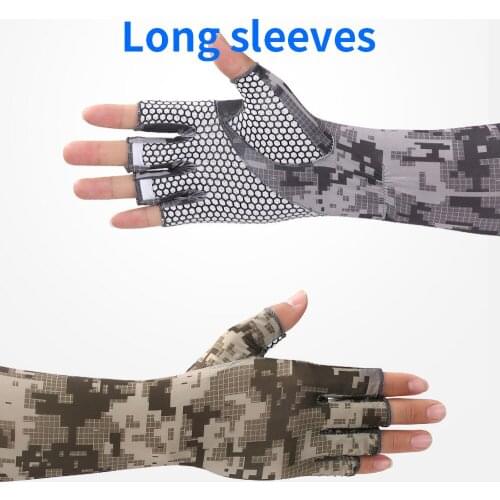 Cooling Arm Sleeve Elbow Cover Cycling Run Sun Protection Gloves Fishing UV Sun Protection Outdoor Women Ice Silk Arm Sleeves
