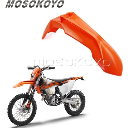 Orange Motocross Front Fender Mudguard for XC EXC XC-W SX SXF XC-F 125 150 250 300 450 500 2013-2016 Enduro Dirt Bike