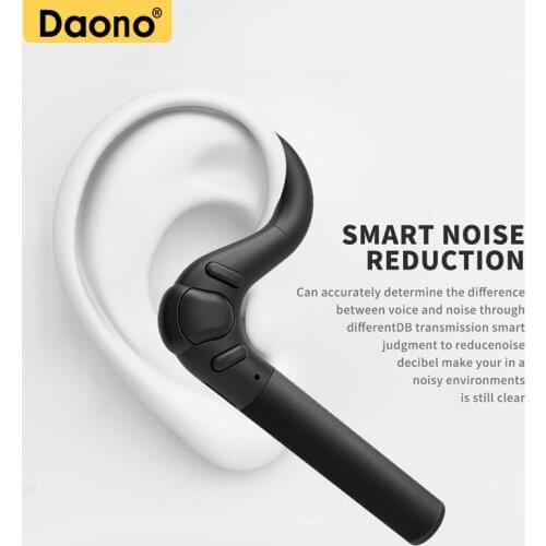 Original DAONO Hands-free Wireless Bluetooth Earphone Headset Headphones Earbud with Microphone Earphone CSR4.0 for Phone PC