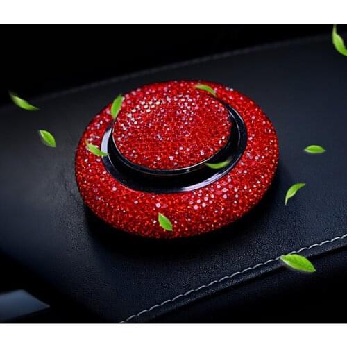 Crystal Bling Sparking Car Air Freshener Essential Oil Diffuser Air Conditioning Outlet Clip Perfume Automobile Interior Decor