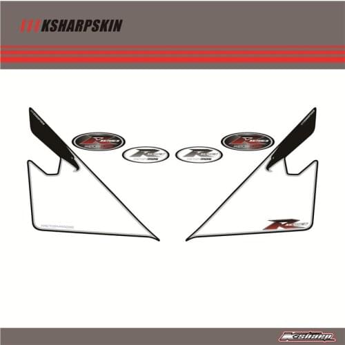 Front Fairing Motor Number Board 3D Gel Protector for YAMAHA R1 2002-2003