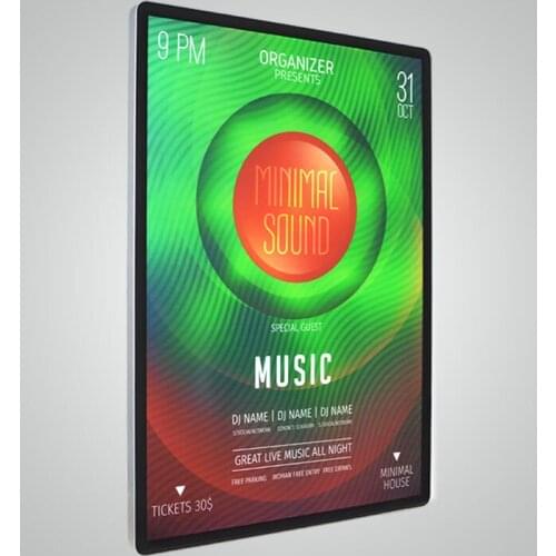 Advertising backlit led light box led slim light box advertising sign boards