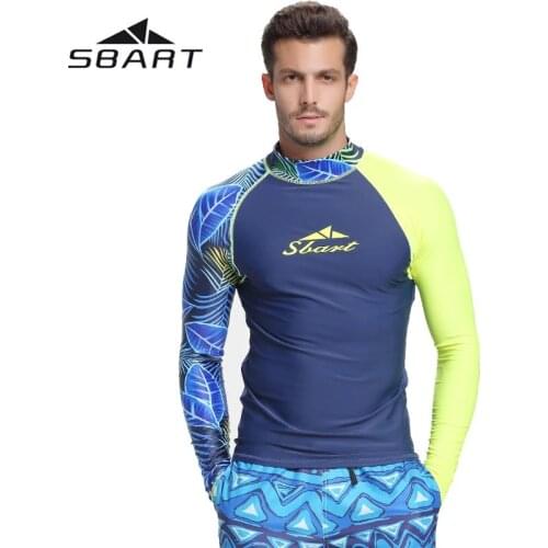 SBART diving suits men long sleeve swimsuit mens jackets split jellyfish clothing surfing snorkeling suits swimwear