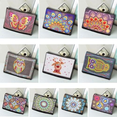 DIY Special Shaped Diamond Painting Bracelet Wallet Embroidery Cross Stitch Bag