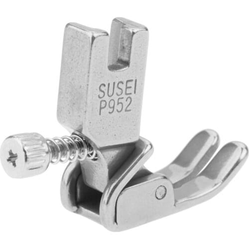 Steel Industrial Sewing Machine Presser Foot Adjustable Closing Pleated Wrinkled Folds Foot S952 / P952 for Brother Juki Singer