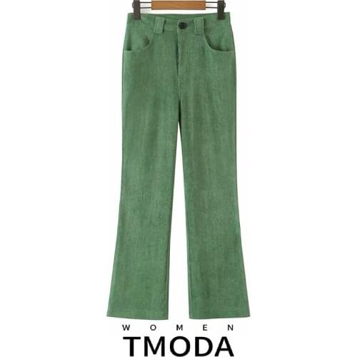 T MODA Women's Corduroy Trousers