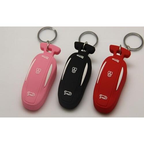 Scratch-resistant car Accessories key cover protector For Tesla MODEL X Wallets key sets of silicone key cases free shipping