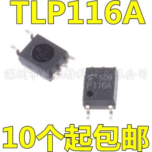 10pcs/lot Brand New & Original TLP116A Optocoupler P116A SOP5 Opto-Isolator TLP116