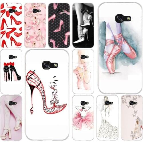165FG High heels heeled shoes ballerina Soft Silicone Tpu Cover phone Case for Samsung a3 a5 2017 a6 plus a7 a8 2018 s6 7 8 9