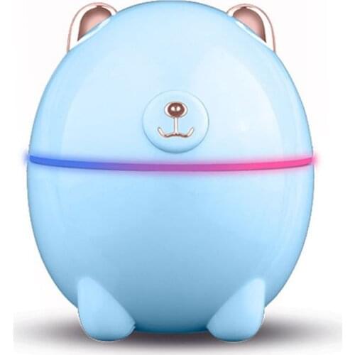 220ML Cute Bear Air Humidifier Fresher USB Charging Aroma Essential Oil Diffuser A6HB