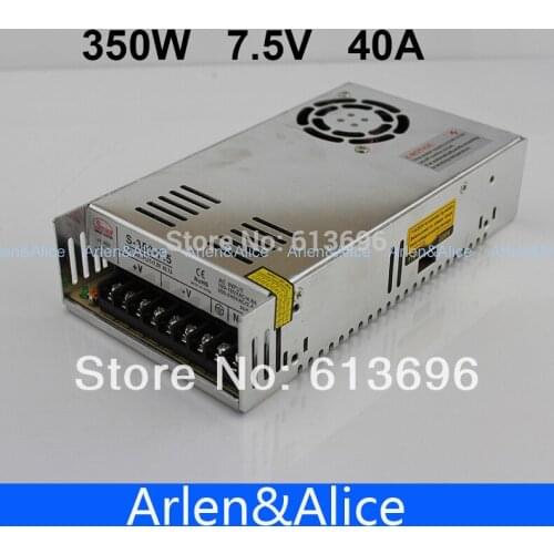 350W 7.5V 40A Single Output Switching power supply for LED Strip light AC to DC