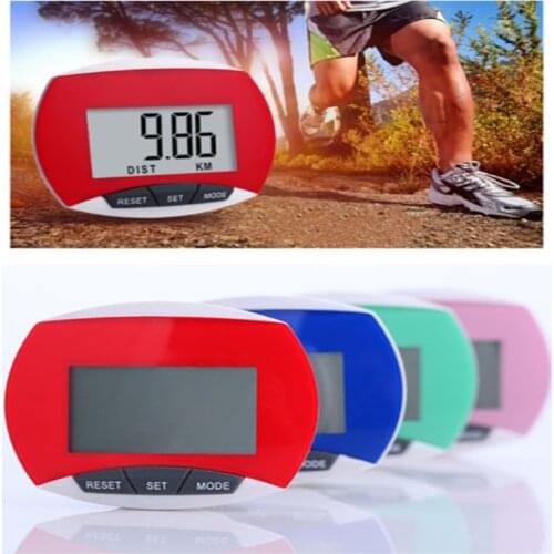 3D Pedometer Walking Pedometer 3D Pedometer Waterproof Multifunctional Sports Calorie Counting LCD Display Fitness Equipment
