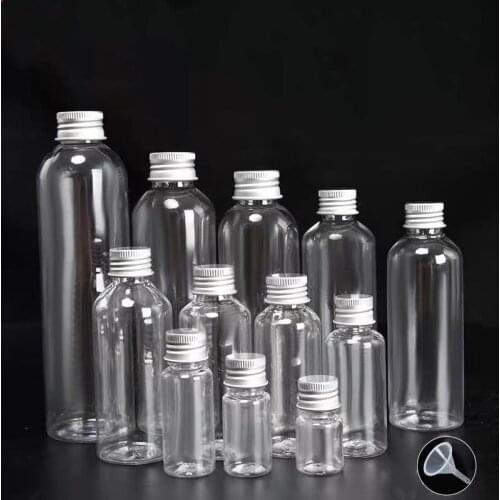 5pcs Portable Travel Bottle 5ml 10ml 30ml 50ml 60ml 100ml Plastic Bottles Travel Sub Bottle Shampoo Cosmetic Lotion Container