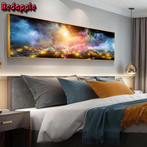 5d diy diamond painting fantasy cloud art full square/round diamond mosaic cross stitch abstract color painting large size decor