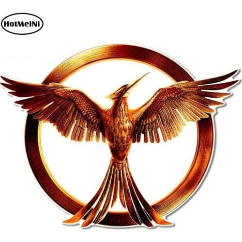 HotMeiNi 13cm x 9.9cm for Phoenix Bird 3D Auto Car Stickers Waterproof Car Wrap Vinyl JDM RV Personality Decal Car Assessoires