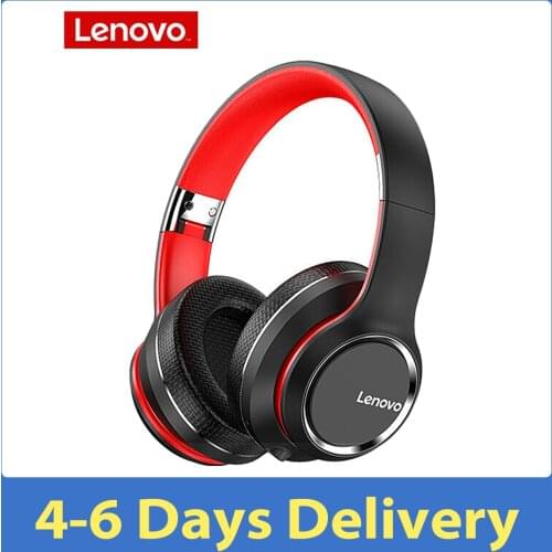Lenovo HD200 Wireless BT Headset BT5.0 Noise-Cancelling Stereo Dual Mode Foldable Headphoe for Cellphone PC Laptop PS5 Headphone