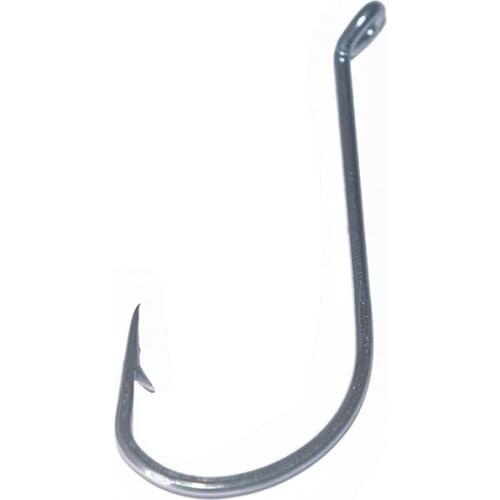 Easy Catch 1000pcs 92554 Stainless Steel White Long Shank Octopus Fishing Hooks Size 1/0