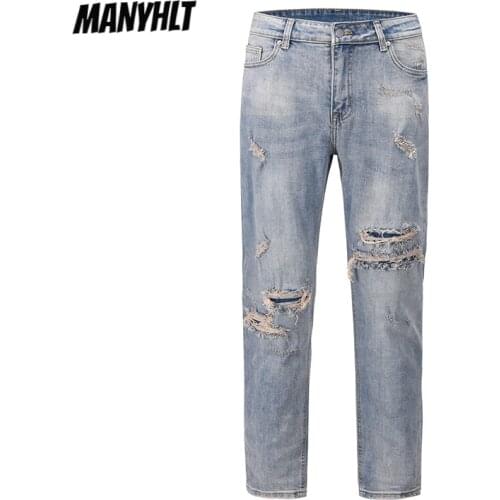 Мужские классические джинсы MANYHLT China At AliExpress