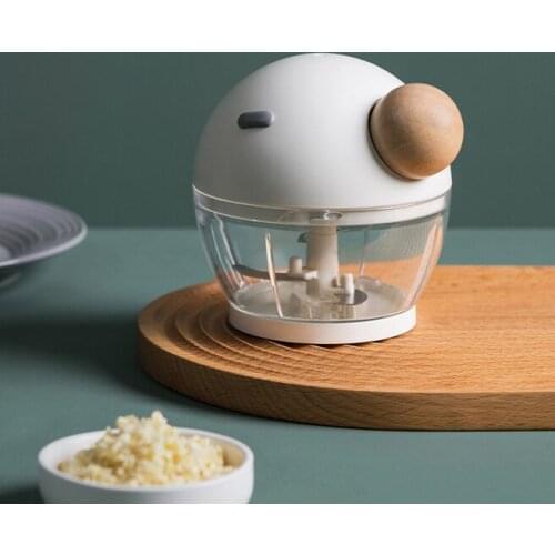 Multifunctional Garlic Press Manual Food Rope Processor Vegetable Chopper Meat Slicer Hand Mincer Tool