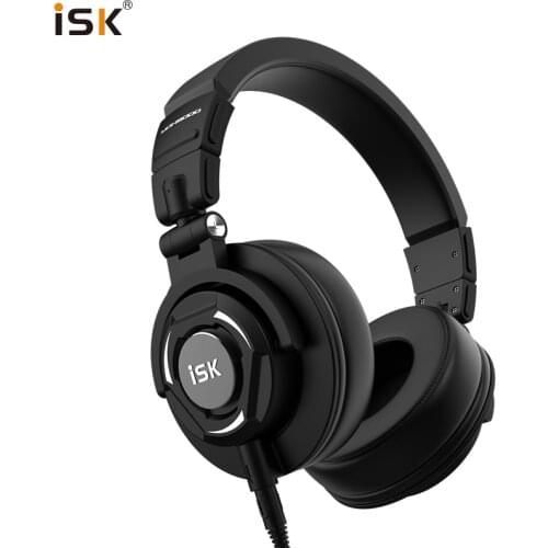 Original iSK MDH9000 monitor headphone HIFI headset computer karaoke headphones for DJ/audio mixing/recording studio monitoring