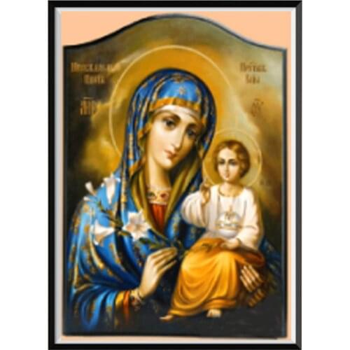 Religious Paintings, Mosaic Embroidery, Cross Stitch Crafts, Round Diamonds, Wall Decorations, Handicrafts