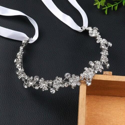 Wedding dress headdress alloy diamond wedding tiara bridal hair band wedding supplies wedding headdress