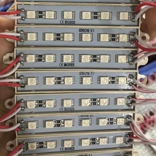 LED Module SMD 5050 6 LED DC12V waterproof IP65 advertisement design led modules super bright lighting