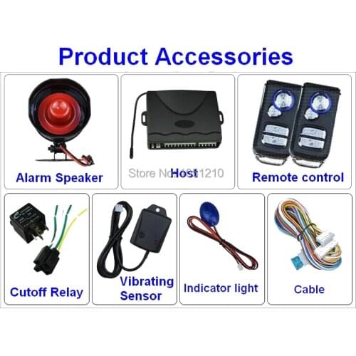Ouchuangbo 12V Universal Car Alarm Systems Auto Remote Central Kit Door Lock Vehicle Keyless Entry System Central Locking