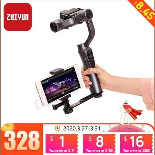 Zhiyun Smooth 4 Gopro Mount for Smartphone action Camera Viewfinder for feiyu g6 g6 plus osmo pocket hohem isteady pro 2 Gimbal