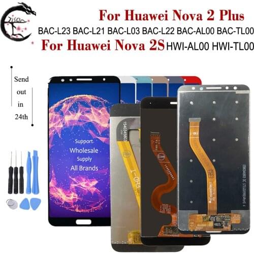 LCD For Huawei Nova 2 PIC-LX9 Display Nova 2 plus BAC-L03 BAC-L21 BAC-L23 Display Screen Touch Digitizer Assembly Nova 2S LCD