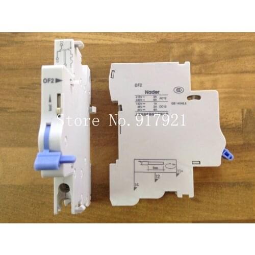 [ZOB] The letter Nader OF2 circuit breaker auxiliary contact used to ensure genuine in NDB2-63 circuit breaker auxiliary -10PCS