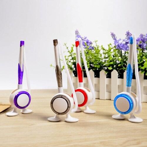 1pc 0.5mm Black Ink Ballpoint Counter Tabletop Paste Fixed Rope Bank Black Signature Pen Office & School Stationery Customizable