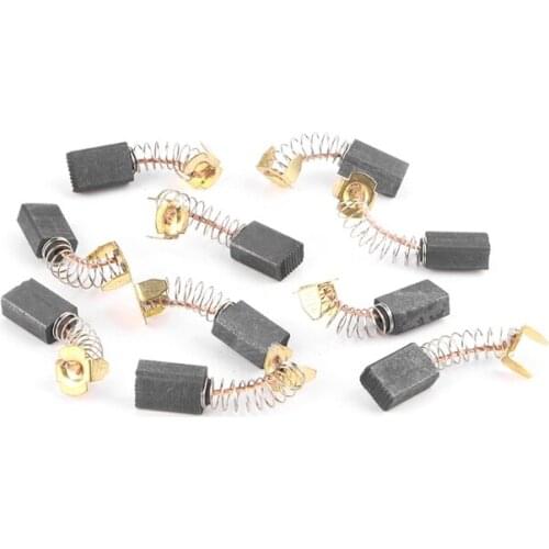 10pcs Power Tool Carbon Brush Electric Hammer Angle Grinder Graphite Brush Replacement Various Size 40JE