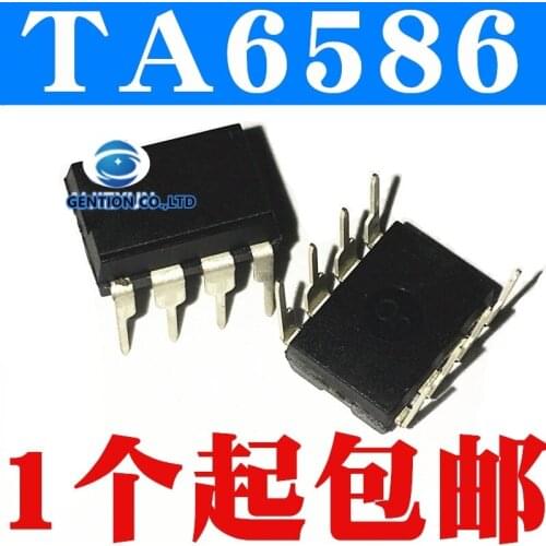 10PCS TA6586 bi-directional DC motor drive IC upright DIP8 / motor driver chip in stock 100% new and original
