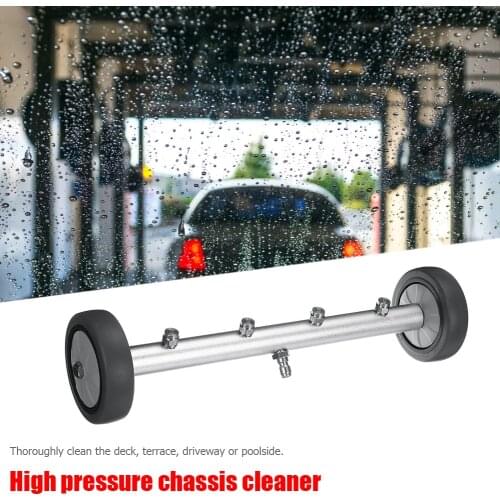 16 inch Pressure Washer Undercarriage Cleaner 4000 PSI with 3 Extension Wands Convenient Replace Car Accessories