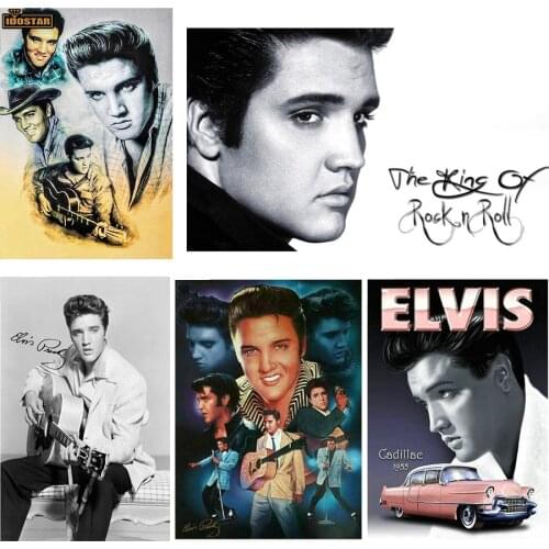 New Full Square Round Drill 5D DIY Diamond Painting Elvis Presley 3D Embroidery Cross Stitch Rhinestone Home Decor Gift