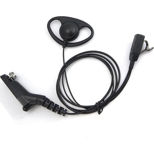 XQF Walkie Talkie Earhook Earpiece Headset Mic PTT for Motorola Ham Radio APX2000 APX4000 APX6000 DGP8050 DGP8550 Transceiver