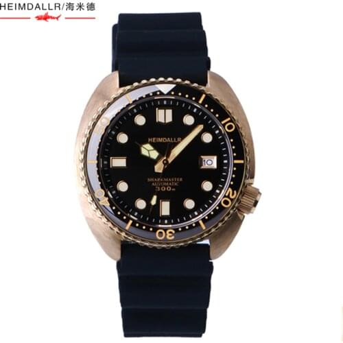 Shark Bronze Sapphire Luminous 300M Water Resistance NH35A Automatic Movement Men Dive Watch