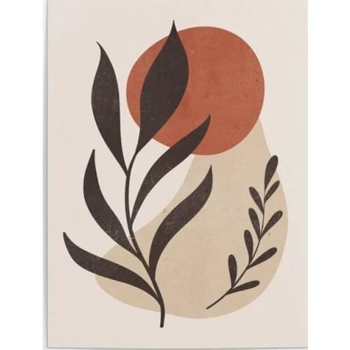 No Frame Canvas Wall Art Minimal Prints Poster Home Decoration Painting Abstract Modern Botanical For Bedroom Modular Pictures