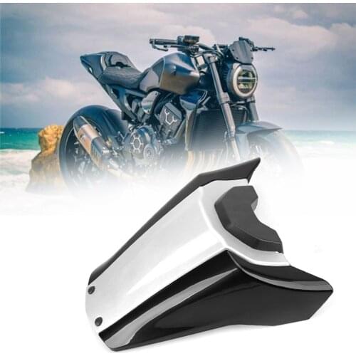 Motorcycle Rear Seat Passenger Cover Cowl Fairing for Honda CB1000R 2019-2021 Black-Silver