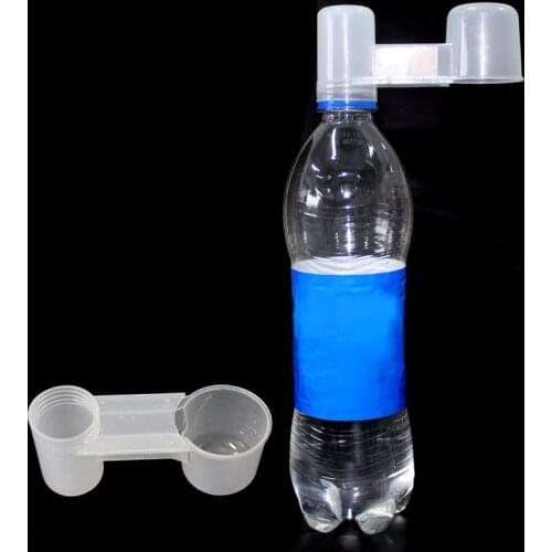 Plastic Pet Bird Drinker Feeder Water Bottle Cup For Chicken Pigeon For Home Decoration For Tools