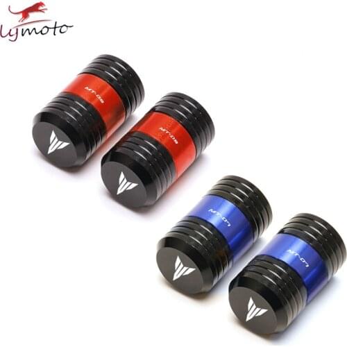 Latest Big Motorcycle CNC Accessories Wheel Tire Valve Caps Stem Cover For YAMAHA MT07 MT-07 MT09 MT-09 MT 07 09 2017-2020 2021